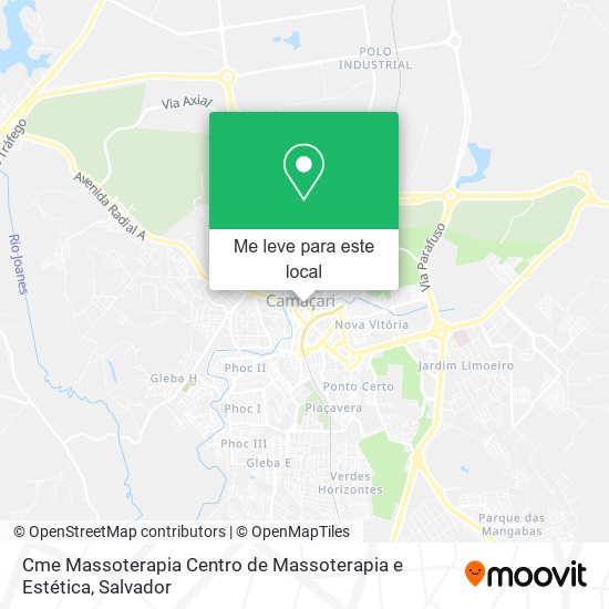 Cme Massoterapia Centro de Massoterapia e Estética mapa