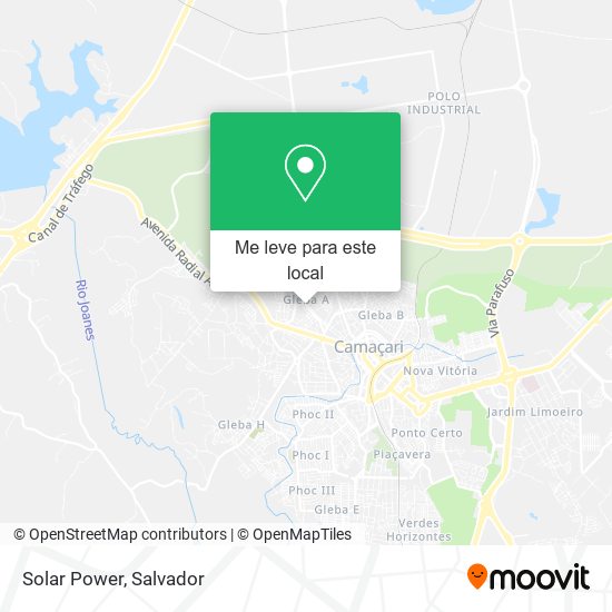 Solar Power mapa