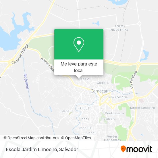 Escola Jardim Limoeiro mapa