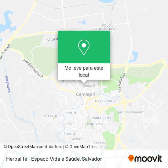 Herbalife - Espaco Vida e Saúde mapa
