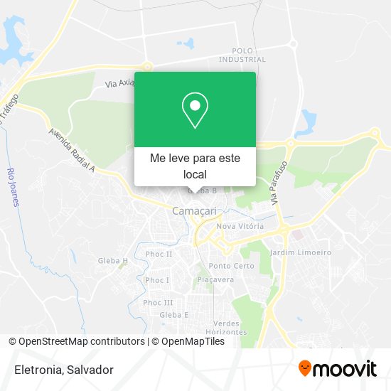 Eletronia mapa