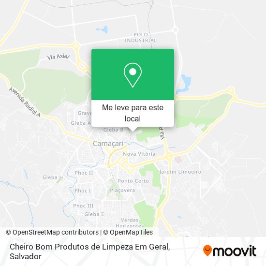 Cheiro Bom Produtos de Limpeza Em Geral mapa