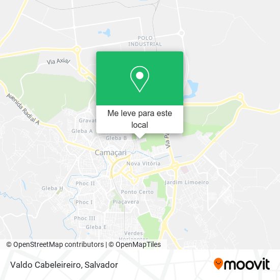 Valdo Cabeleireiro mapa