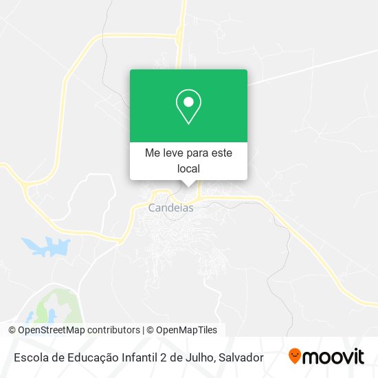Escola de Educação Infantil 2 de Julho mapa