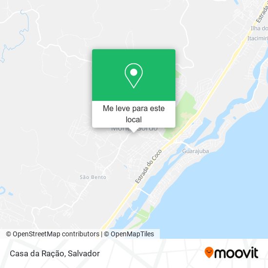 Casa da Ração mapa