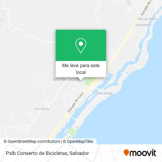 Pslb Conserto de Bicicletas mapa