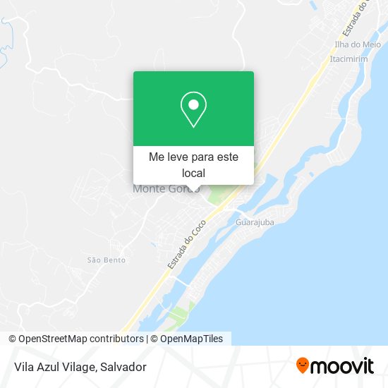 Vila Azul Vilage mapa