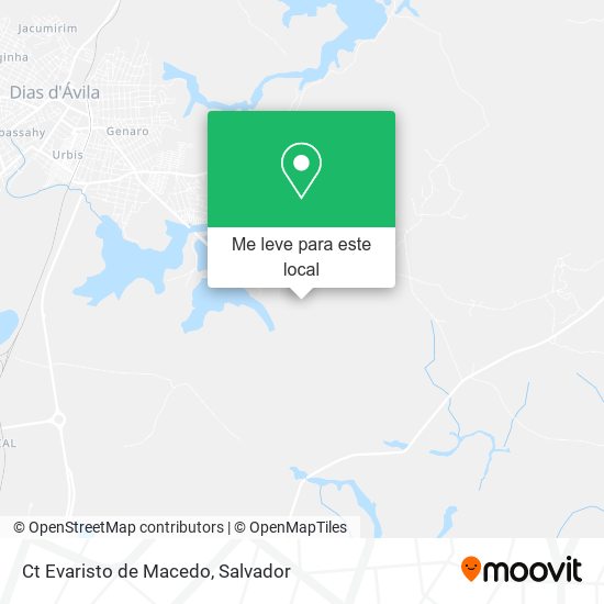 Ct Evaristo de Macedo mapa