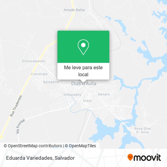Eduarda Variedades mapa