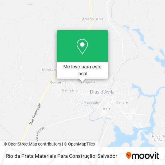 Rio da Prata Materiais Para Construção mapa