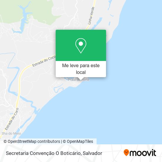 Secretaria Convenção O Boticário mapa