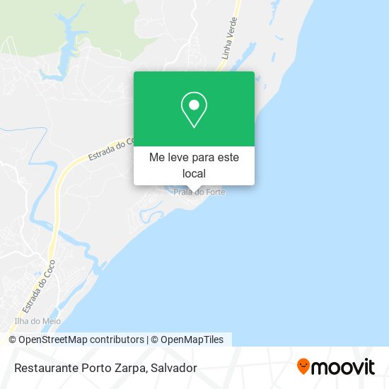 Restaurante Porto Zarpa mapa