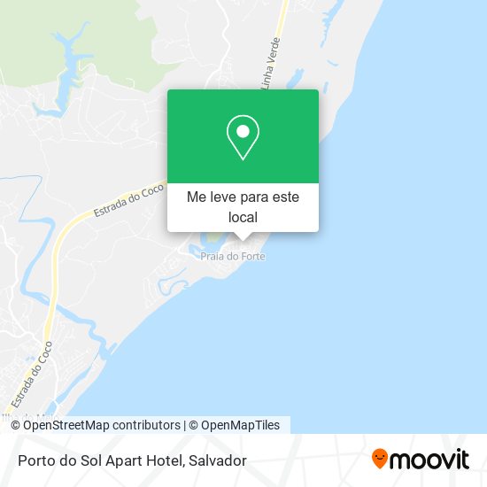 Porto do Sol Apart Hotel mapa