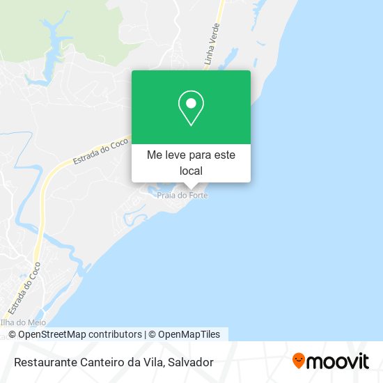 Restaurante Canteiro da Vila mapa