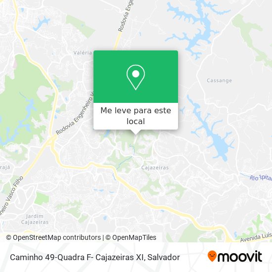 Caminho 49-Quadra F- Cajazeiras XI mapa