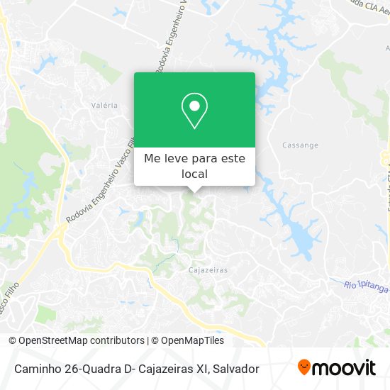 Caminho 26-Quadra D- Cajazeiras XI mapa