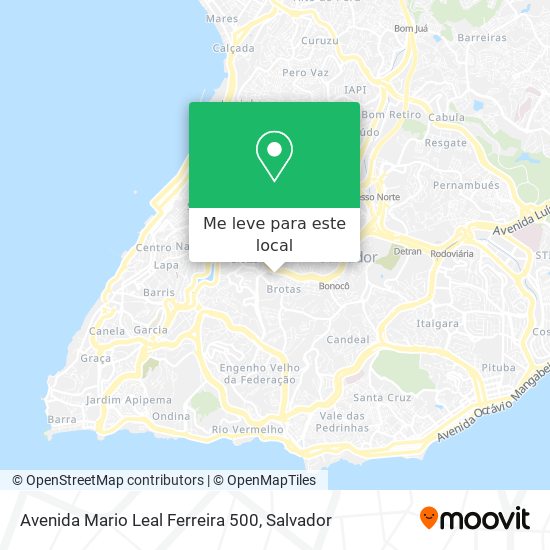 Avenida Mario Leal Ferreira 500 mapa