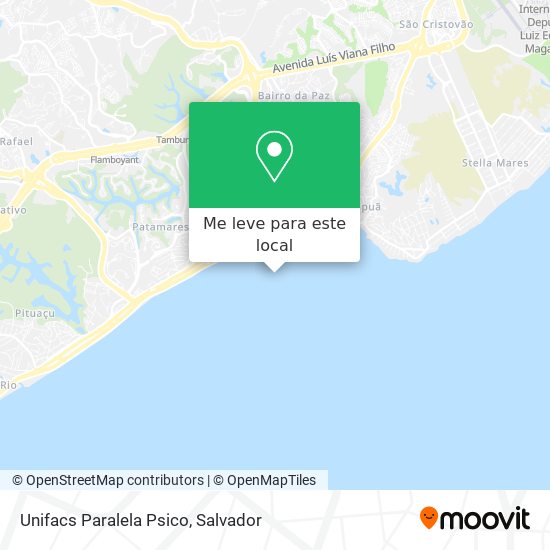 Unifacs Paralela Psico mapa