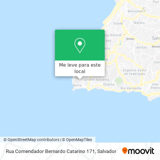 Rua Comendador Bernardo Catarino 171 mapa