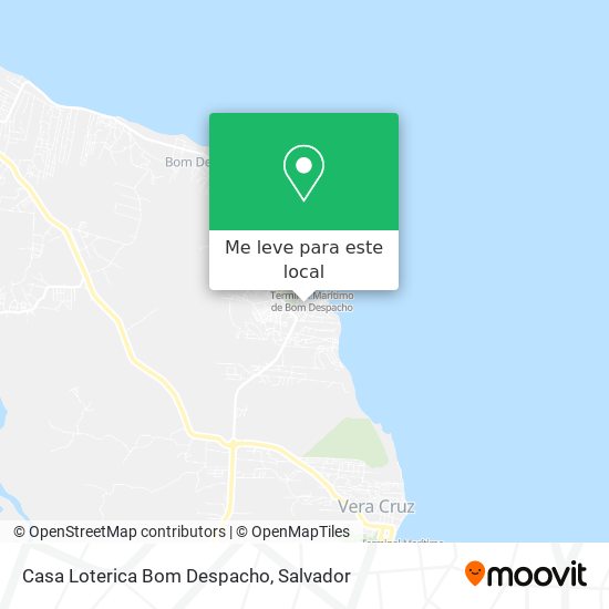 Casa Loterica Bom Despacho mapa
