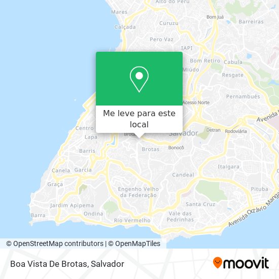 Boa Vista De Brotas mapa