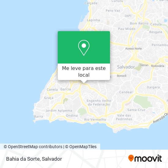 Bahia da Sorte mapa