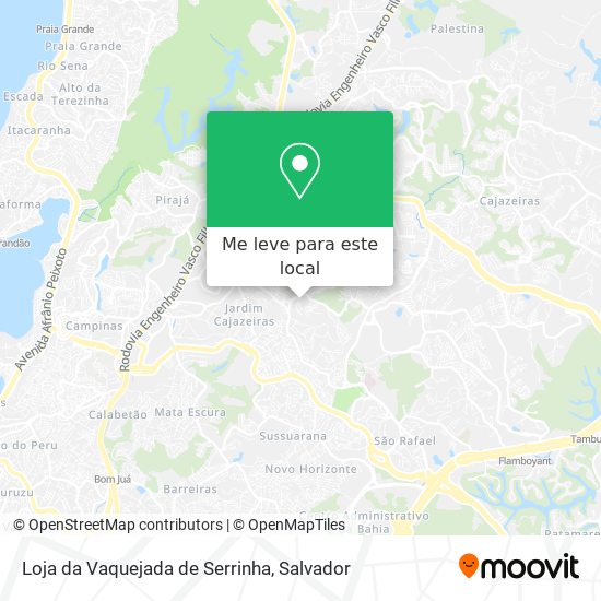 Loja da Vaquejada de Serrinha mapa