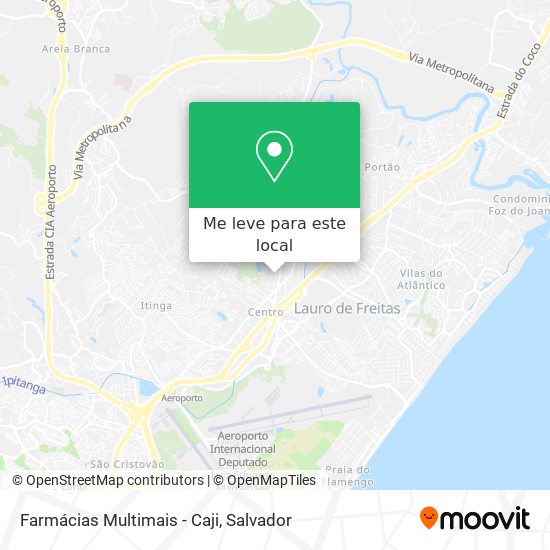 Farmácias Multimais - Caji mapa