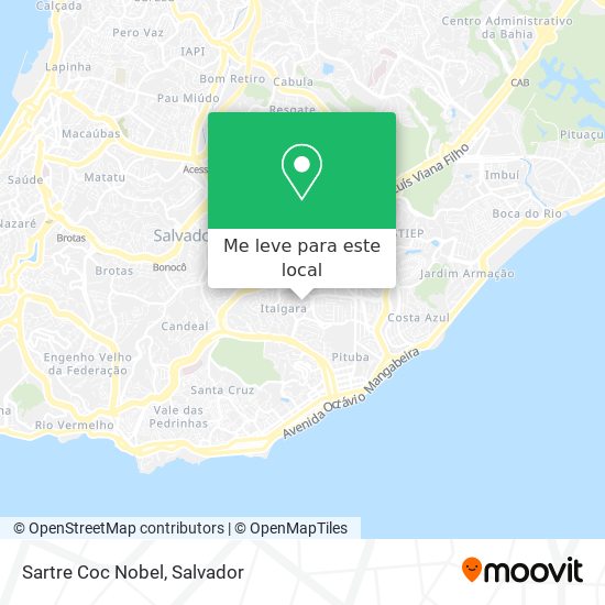 Sartre Coc Nobel mapa