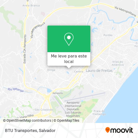 BTU Transportes mapa