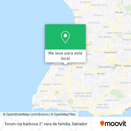 forum ruy barbosa 2° vara de familia mapa