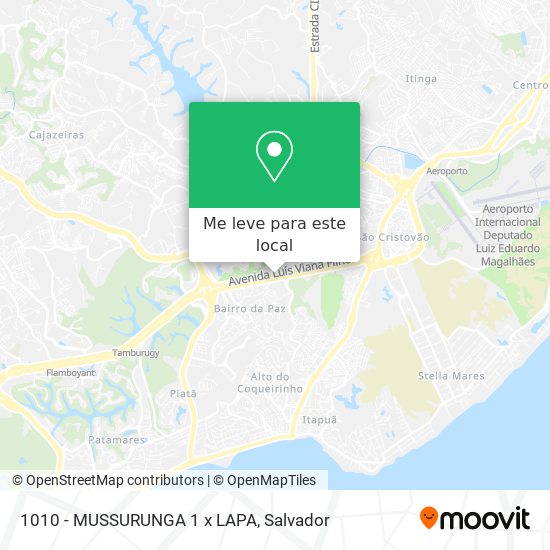 1010 - MUSSURUNGA 1 x LAPA mapa