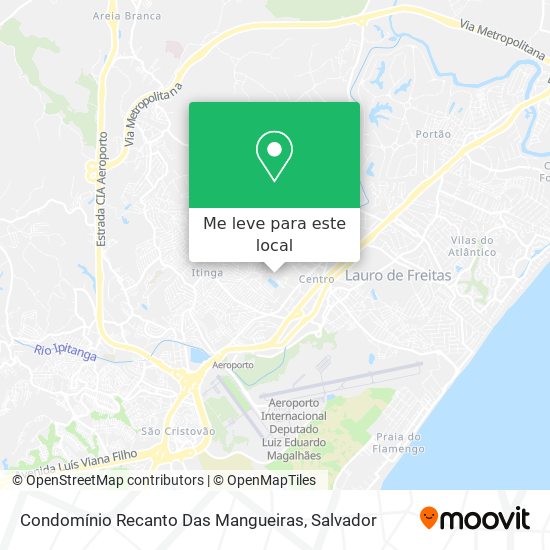 Condomínio Recanto Das Mangueiras mapa