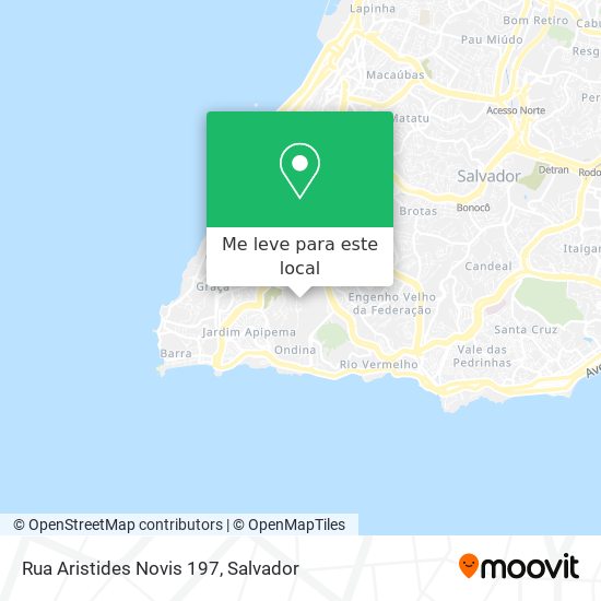Rua Aristides Novis 197 mapa