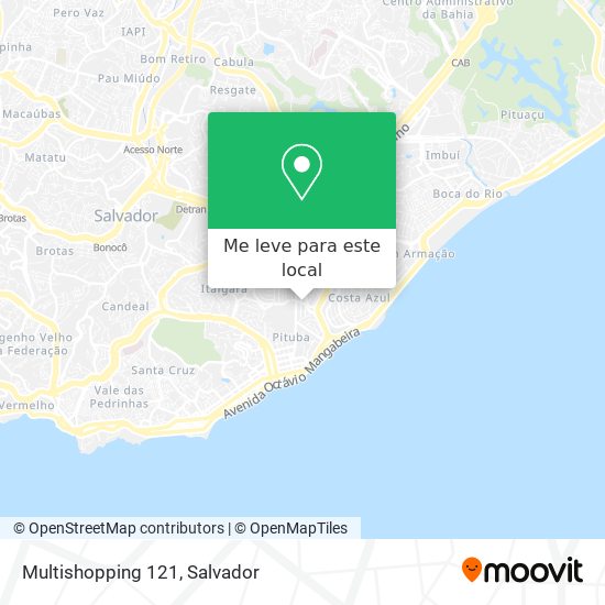 Multishopping 121 mapa