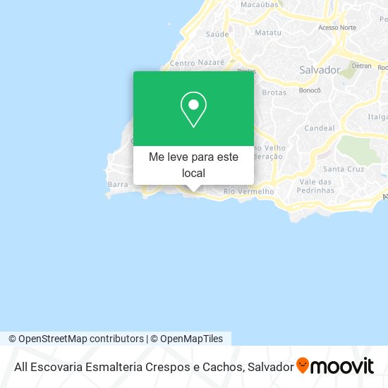All Escovaria Esmalteria Crespos e Cachos mapa