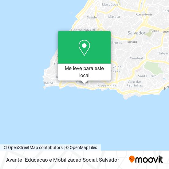 Avante- Educacao e Mobilizacao Social mapa
