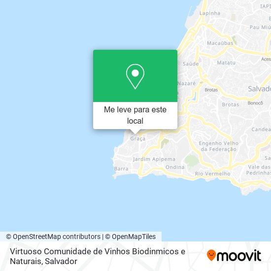 Virtuoso Comunidade de Vinhos Biodinmicos e Naturais mapa