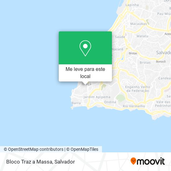 Bloco Traz a Massa mapa