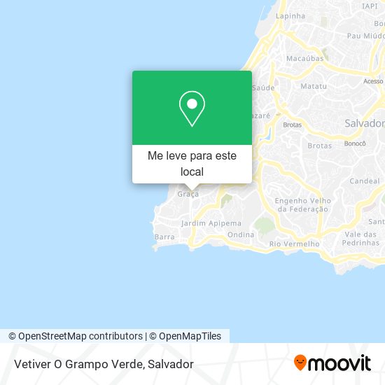 Vetiver O Grampo Verde mapa