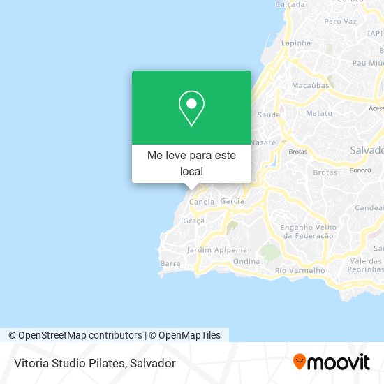 Vitoria Studio Pilates mapa