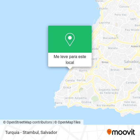 Turquia - Stambul mapa