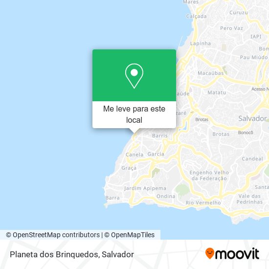 Planeta dos Brinquedos mapa