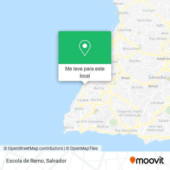 Escola de Remo mapa