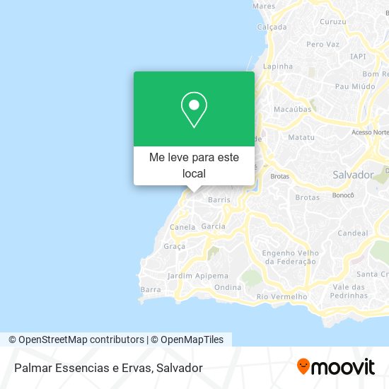 Palmar Essencias e Ervas mapa