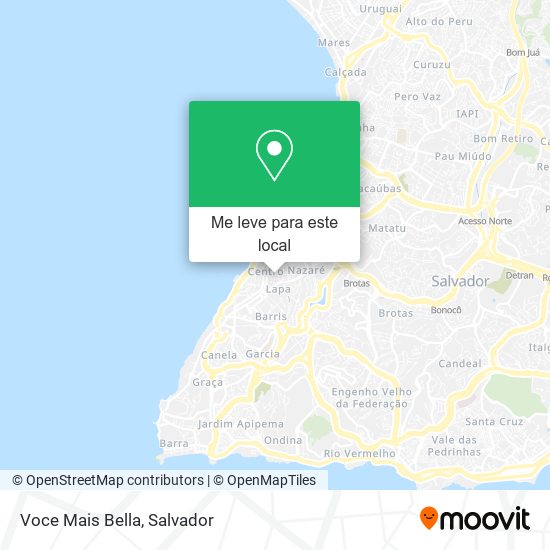 Voce Mais Bella mapa