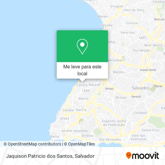 Jaquison Patricio dos Santos mapa