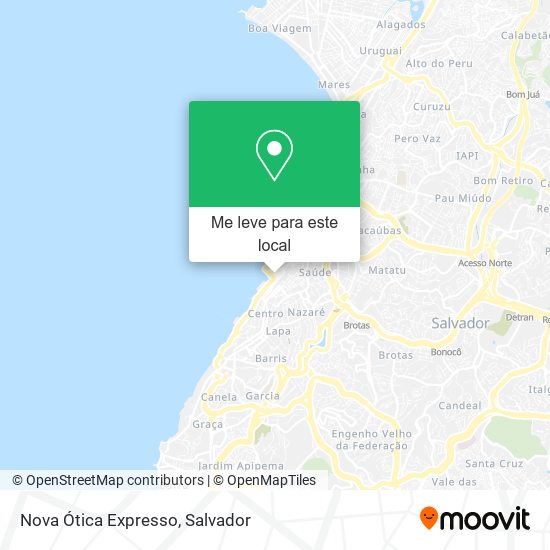 Nova Ótica Expresso mapa