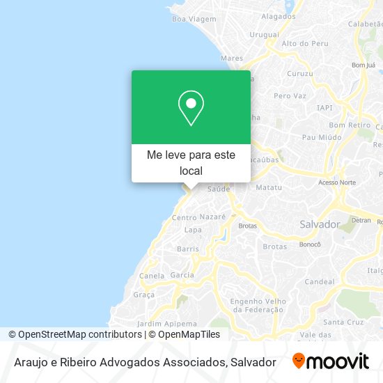 Araujo e Ribeiro Advogados Associados mapa