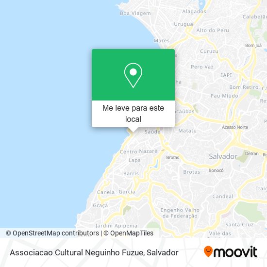 Associacao Cultural Neguinho Fuzue mapa